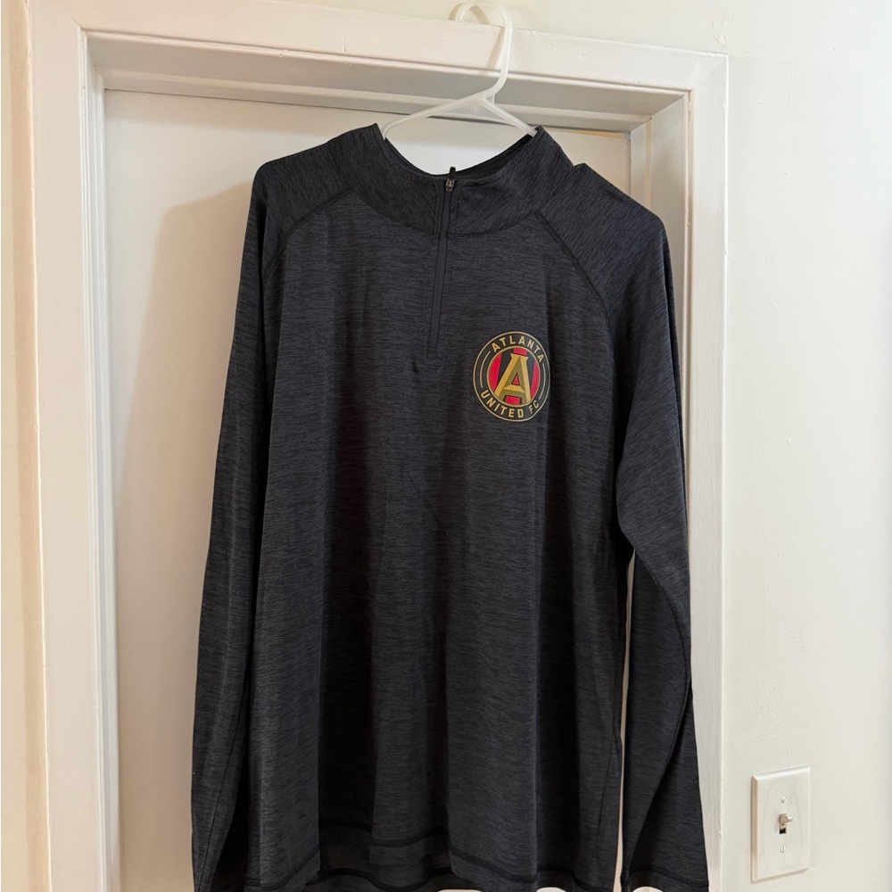 Men's Gray Quarter-Zip Jacket
